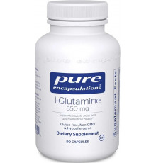 Амінокислота L-глутамін  Pure Encapsulations L-Glutamine 850 мг 90 капс