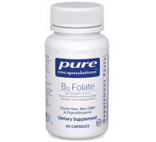 Витамин B12 и Фолат Pure Encapsulations B12 and Folate 60 капс
