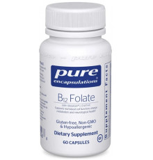Вітамін B12 та Фолат Pure Encapsulations B12 and Folate 60 капс