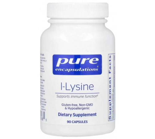 L-лізин Pure Encapsulations l-Lysine 90 капс