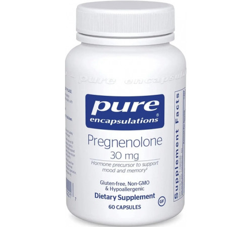 Прегненолон Pure Encapsulations Pregnenolone 30 мг 60 капс
