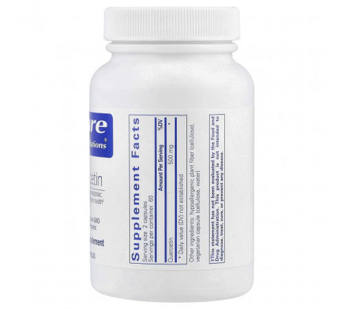Кверцетин Pure Encapsulations Quercetin 500 мг 120 капс