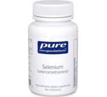 Селен (селенометіонін) Pure Encapsulations Selenium (selenomethionine) 200 мкг 180 капс