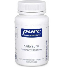Селен (селенометіонін) Pure Encapsulations Selenium (selenomethionine) 200 мкг 180 капс