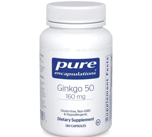 Гінкго Білоба Pure Encapsulations Ginkgo Biloba 160 мг 120 капс