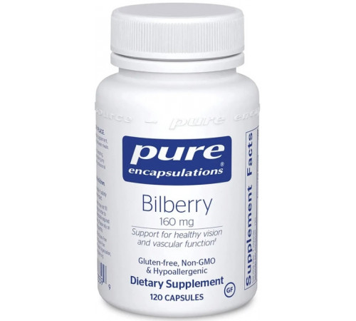 Екстракт Чорниці Pure Encapsulations Bilberry 160 мг 120 капс