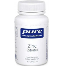 Цинк цитрат Pure Encapsulations Zinc (citrate) 180 капс