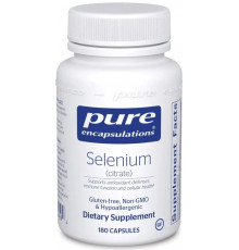 Селен (цитрат) Pure Encapsulations Selenium (citrate) 180 капс
