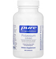 Калій цитрат Pure Encapsulations Potassium (citrate) 180 капс