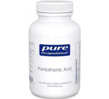 Пантотенова кислота Pure Encapsulations Pantothenic Acid 120 капс