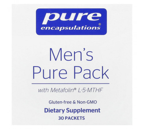 Мультивітаміни для чоловіків Men's Pure Pack Pure Encapsulations30 пакетов