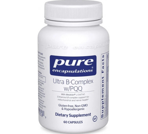 Витамины группы B Pure Encapsulations Ultra B-Complex with PQQ 60 капс