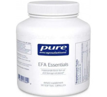 Риб'ячий жир в тригліцеридній формі з маслом огірочника, EFA Essentials, Pure Encapsulations, 120 капсул