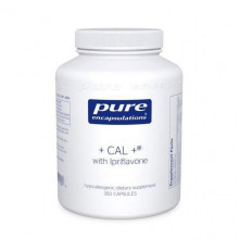 Комплекс вітамінів та мінералів при остеопорозі Pure Encapsulations +CAL+ Ipriflavone 350 капс