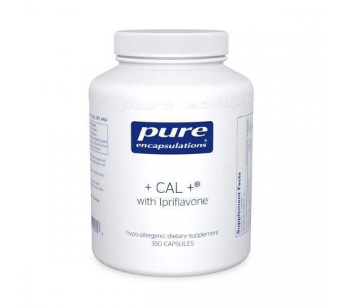 Комплекс вітамінів та мінералів при остеопорозі Pure Encapsulations +CAL+ Ipriflavone 350 капс