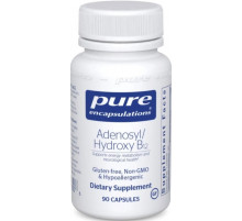 Витамин B12 Pure Encapsulations Adenosyl/Hydroxy B12 2000 мкг 90 капс
