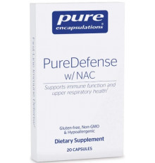 Підтримка імунітету та здоров'я дихальних шляхів Pure Encapsulations PureDefense with NAC 20 капс
