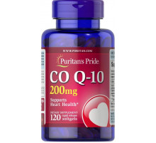 Коензим Q10 для сердця Puritan's Pride CO Q-10 200 мг 120 гел капс