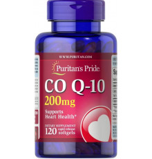 Коензим Q10 для сердця Puritan's Pride CO Q-10 200 мг 120 гел капс