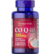 Кофермент коензим Q10 Puritan's Pride CO Q-10 100 мг 240 гел капс