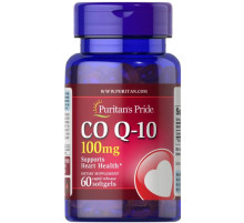 Коензим Q-10 для сердця Puritan's Pride Co Q-10 100 мг 60 гел капс