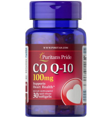 Коензим Q-10 для сердця Puritan's PrideCo Q-10 100 мг 30 капс