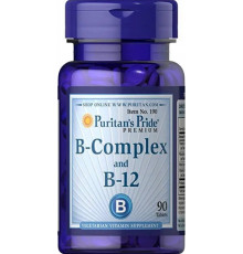 Вітаміни групи В Puritan's Pride Vitamin B-Complex and Vitamin B-12 90 таб