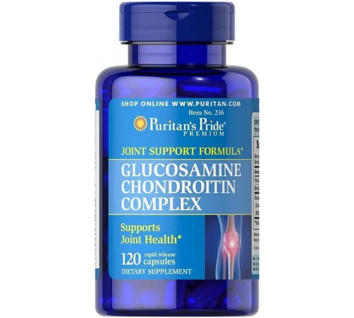 Глюкозамін хондроїтин Puritan's Pride Glucosamine Chondroitin Complex 120 капс