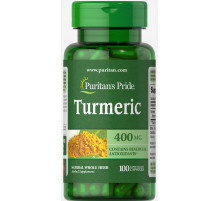 Куркума (экстракт куркумы) Puritan's Pride Turmeric 400 мг 100 капс
