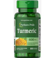 Куркума (экстракт куркумы) Puritan's Pride Turmeric 400 мг 100 капс