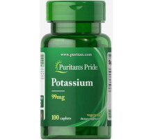 Калий глюконат Puritan's Pride Potassium 99 мг 100 капс