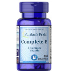 Комплекс вітамінів групи В Puritan's Pride  Complete B 100 капс