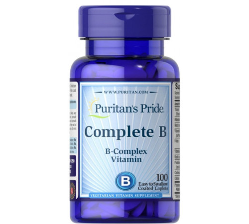 Комплекс вітамінів групи В Puritan's Pride  Complete B 100 капс