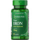 Залізо гліцинат Puritan's Pride Easy Iron (Glycinate) 28 мг 90 гел  капс