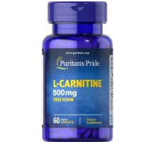 Л-карнітин Puritan's Pride L-Carnitine 500 мг 60 таб