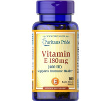 Витамин Е Puritan's Pride Vitamin E 180 мг (400 МЕ) 100 гел капс