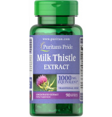 Розторопша (силімарин) Puritan's Pride Milk Thistle 4:1 (Silymarin) 1000 мг 90 капс
