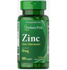 Цинк глюконат Puritan's Pride Zinc 50 мг 100 таб