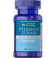 Вітаміни для волосся Puritan's Pride  Vitamins for the Hair 60 таб
