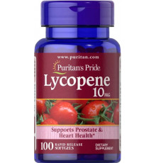 Лікопін Puritan's Pride Lycopene 10 мг 100 гел капс