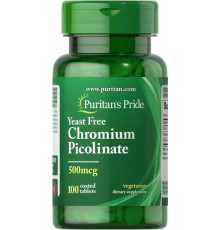 Піколінат хрому Puritan's Pride Chromium Picolinate 500 мкг 100 таб