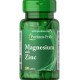 Мінерали магній цинк Puritan's Pride Magnesium with Zinc 100 таб