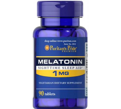 Мелатонін (гормон сну) Puritan's Pride Melatonin 1 мг 90 таб