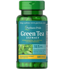 Зелений чай Puritan's Pride Green Tea 315 мг 100 капс
