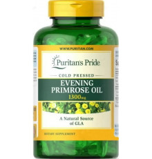 Олія вечірньої примули Puritan's Pride Evening Primrose Oil 1300 мг 30 капс