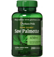Со пальметто для чоловіків Puritan's Pride Saw Palmetto 450 мг 200 капс
