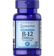 Вітамін B-12 Puritan's Pride Vitamin B-12 2500 мкг, 100 микро-паст