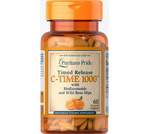 Витамин С для иммунитета Puritan's Pride Vitamin C 1000 мг 60 таб