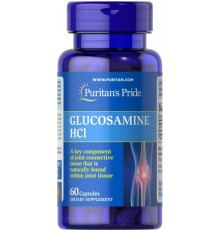 Глюкозамін для суглобів Puritan's Pride Glucosamine HCl 60 капс