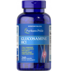 Глюкозамін Glucosamine Puritan's Pride HCl 240 капс
